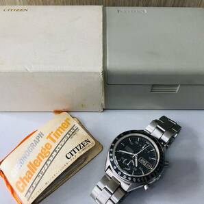 CITIZEN/シチズン/チャレンジタイマー/4-901207 TA/GN-4W-S/67-9313/デイデイト/自動巻き/クロノグラフ/23石/メンズ/腕時計/稼働品の画像1