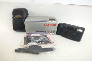 ☆ Canon キャノン Autoboy TELE6 コンパクトカメラ 35/60mm 1:3.5/5.6 中古 現状品 240207B9079