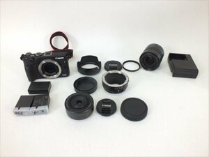 ♪ Canon キャノン EOS M3 ミラーレス一眼レフ EF-M 18-55mm 1:3.5-5.6 IS STM / EF-M 22mm 1:2 STM 中古 現状品 240211H2092