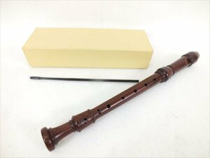 ♪ YAMAHA ヤマハ 木製 ソプラノ モデル不明 リコーダー 中古 現状品 240311E3041