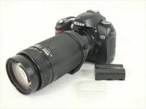 ♪ Nikon ニコン D70 デジタル一眼レフ AF NIKKOR 75-300mm 4.5-5.6 中古 現状品 240308T3300