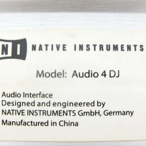 ♪ NATIVE INSTRUMENTS Audio ４DJ オーディオインターフェース 中古 現状品 240208R7542の画像6
