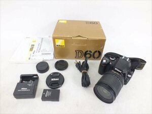 ♪ Nikon ニコン D60 デジタル一眼レフ AF-S 18-135 3.5-5.6G ED 中古 現状品 240311Y7092