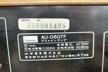 ◆ SANSUI サンスイ AU-D607F アンプ 中古 現状品 240309M5133_画像10