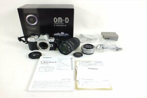 ◇ OLYMPUS オリンパス OM-D E-M10III ミラーレス一眼レフ M.ZUIKO DIGITAL 14-42mm/40-150mm 中古 現状品 240308Y4058