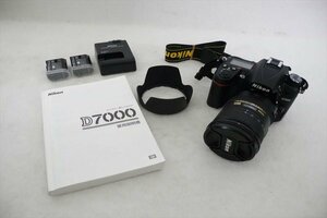 ▼ Nikon ニコン D7000 デジタル一眼レフ AF-S NIKKOR 18-200mm 3.5-5.6GII ED 中古 現状品 240305K2757