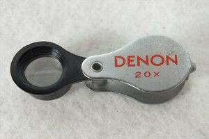 ★ DENON デノン 20× カートリッジルーペ 中古 240301B2106