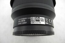 ▼ SONY ソニー FE 3.5-5.6/28-70 OSS レンズ SEL2870 Eマウント 中古 240305H3139_画像10