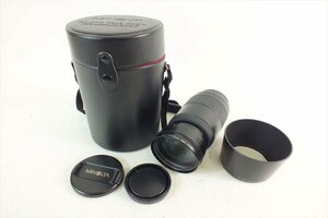 ◆ MINOLTA ミノルタ レンズ APO TELE ZOOM 100-400mm 1:4.5(32)-6.7 AF機能動作確認済 中古 240309M5542