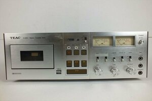 ★ TEAC ティアック A-650 カセットデッキ 中古 現状品 220101N3109