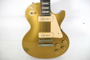▼ Gibson ギブソン Les Paul Studio '50s Tribute P-90 Worn Gold Top 2011年製 ギター 103911579 中古 現状品 240305A1113