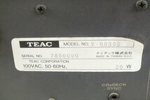 ☆ TEAC ティアック V-6030S カセットデッキ 中古 現状品 240307R6205_画像7