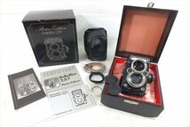 □ Rollei ローライ Rolleiflex 2.8F Platin Edition 二眼レフカメラ 中古 現状品 240306G6215_画像1