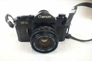 ☆ Canon キャノン F-1 フィルム一眼レフ 50mm 1.8 中古 現状品 240308R7108