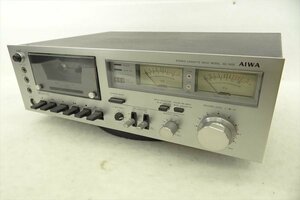 ▼ AIWA アイワ AD-7400 カセットデッキ 中古 現状品 240305H3021