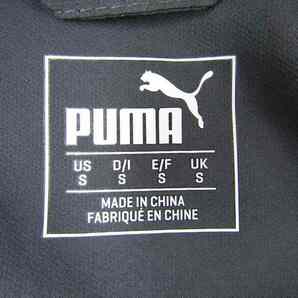プーマ ジップアップジャージ ワンポイントロゴ スポーツウエア メンズ Sサイズ グレー PUMAの画像3