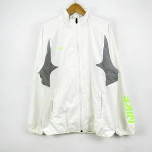 Nike Nylon Jacket Wurnbreaker Sport Носить наружные мужчины белый x желтый nike