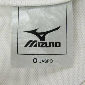 ミズノ 長袖Tシャツ Vネック スポーツウエア 大きいサイズ メンズ Oサイズ ホワイト×ブルー Mizunoの画像3