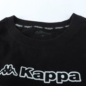 カッパ 半袖Tシャツ トップス カットソー スポーツウエア 大きいサイズ メンズ LLサイズ ホワイト ブラック Kappaの画像4
