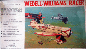 WILLIAMS BROS INC/1/32/WEDELL-WILLIAMS RACERレース機体/未組立品