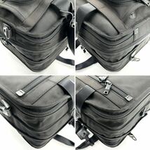 1円《 美品 》TUMI トゥミ 2way ビジネスバッグ メンズ バリスティックナイロン レザー 大容量 多収納 ショルダー A4 PC収納◎ 通勤 鞄 黒_画像6