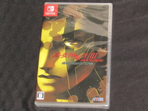 送料無料　未開封品　Nintendo Switchソフト　真・女神転生III NOCTURNE HD REMASTER　女神転生3 ノクターン リマスター