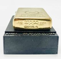 ZIPPO ジッポ BRASS ソリッドブラス COMM 50TH 新品未使用_画像4