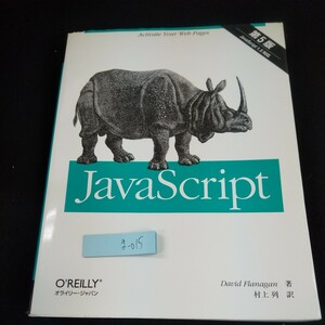 g-015 JavaScript 第5版 JavaScript1.5対応 オライリー・ジャパン デイビッド・フラナガン・著 村上列・訳 2010年発行※10