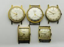 Den-ro ENICAR Sonore Bulova Lordelgin 手巻き 腕時計 メンズ　フェイスのみ　5点　(73)_画像1