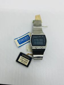 希少　SEIKO セイコー LC 0634-5001 デジタル文字盤 クオーツ　メンズ腕時計 デッドストック　動作未確認　(15)