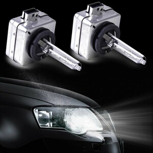 ★HID/D3S 純正交換用バルブX2 キャンセラー内蔵【6000k★3400LM アウディQ5 BRC[2009,6～ アウディA7スポーツバック 4GC[2012,8～車検対応