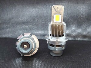 M　ステップワゴンRK　純正HID交換用　D2S/D2R　LEDヘッドライトX1個　無加工ポンツケ　明るさ光量UP　HID交換型/LED-10000LM/6500K