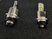 明るさ光量Up　6500k/20.000lm LEDヘッドライトD2S/D2R　車検対応/無加工ポンツケ HIDより明るいLED化 綺麗なカツトライン_画像4