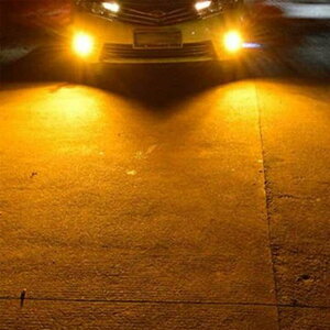 値引き中】雨に朝夕に最強　LEDフォグランプイエロー【黄色系アンバー　 トラック h3c/h3d/h3/h3d CREEチップX9　50W級　プロジェクター　