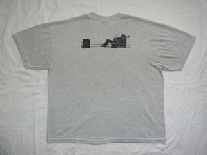 ☆ 00s ビンテージ maxell マクセル Blown Away Guy Tシャツ sizeXL グレー ☆USA古着 プロモ 企業物 Apple Marlboro 80s 90s オールド