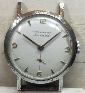 廃業時計店 ジャンク クロノメータープリンス手巻き腕時計 Vintage CHRONOMETER Prince watch 