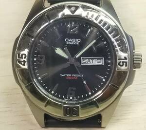 現状渡し 稼働品 カシオ エディフィスEF-201 クオーツ腕時計 海外モデル vintage CASIO EDIFICE 1333 EF-201 20BAR QUARTZ watch