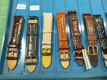 廃業時計店 ジャンク 部品取り 時計ベルト Vintage watch belts_画像2