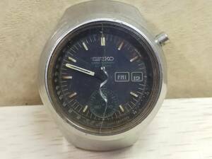 廃業時計店 ジャンク 部品どり セイコークロノグラフ フジツボ 6139-8040 Vintage Seiko Chronograph watch Helmet