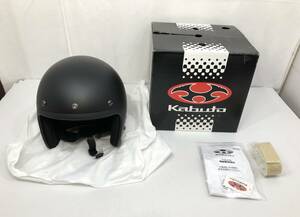 ■62 Kabuto Japan カブトジャパン ジェットヘルメット FOLK フォーク 57～59cm FLAT BLACK【未使用】