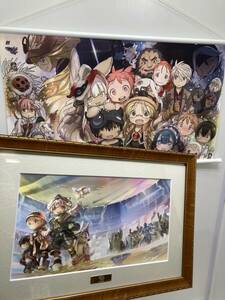 １円～中古＃メイドインアビス タペストリー / 複製原画 キズ汚れあり