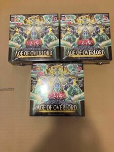 遊戯王 エイジオブオーバーロード 3BOX AGE OF OVERLORD 初回生産