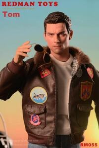 新品未開封 REDMAN TOYS RM055トップガン マーヴェリック トム クルーズ TOM Cruise Top gun1/6 フィギュア (検ホットトイズ Hottoys等に)