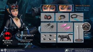 新品未開封 Star Ace Toys sa0099 ニンジャ・バットマンキャットウーマン DX版 忍び侍 サムライ 1/6 フィギュアcatwoman(ホットトイズ等に)