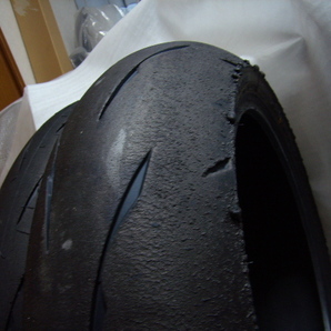 70分使用 BS R11 120/600R17 180/640R17 21年製 ST600指定タイヤの画像5