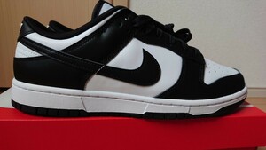 NIKE DUNK LOW RETRO WHITE BLACK 28.5cm