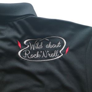 ポロシャツ ロカビリーファッション ブランド メンズ 半袖 COBRA DRY POCKET POLO ブラック サイズLLの画像7