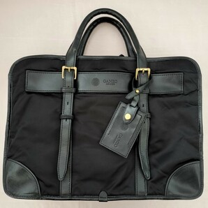 GANZO ガンゾ ブリーフケース ナイロン×レザー ブラック 黒 ビジネスバッグ 鞄 バッグの画像1