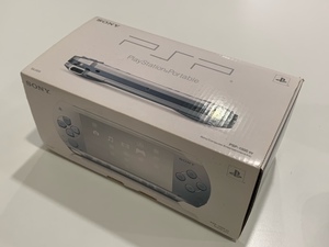 (日)美品 SONY ソニー PSP PSP-1000 sv シルバー SILVER 本体 充電器 ケース付き 箱付き 完品 通電確認済 保管品 中古品