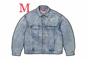 Supreme S Logo Denim Trucker Jacket 